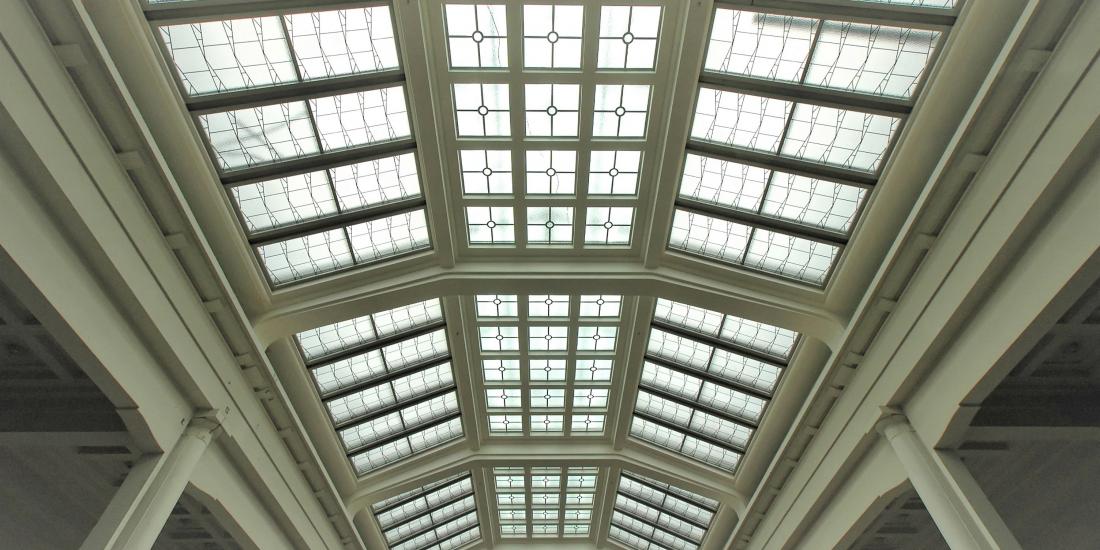 Plafond du Hall Horta