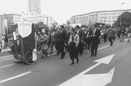 Roger Raveel Optocht kunstberg 1990 