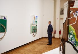 Royal visit for Roger Raveel